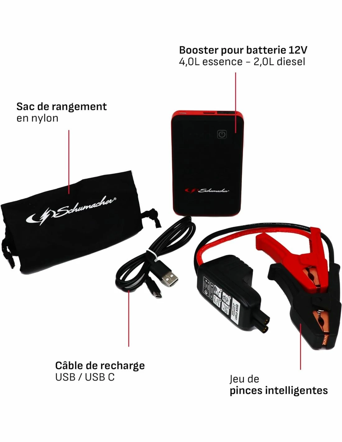 Mini Booster Schumacher 12V 600A SL471 13 Mini Booster Schumacher 12V 600A SL471 – Image 11