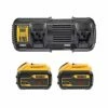 Pack 2 Batteries DeWALT XR Flexvolt 18V 9Ah / 54V 3Ah - DCB132X2 2 Pack 2 Batteries DeWALT XR Flexvolt 18V 9Ah / 54V 3Ah - DCB132X2 -Jo-Tools Soldes Boutique pack batteries dewalt 18v 9ah 54v 3ah dcb132x2
