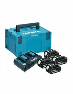 Pack Batteries Makita 5Ah ( 4 Batteries + Chargeur Double ) 197626-8 -Jo-Tools Soldes Boutique pack energie makita 197626 8 6