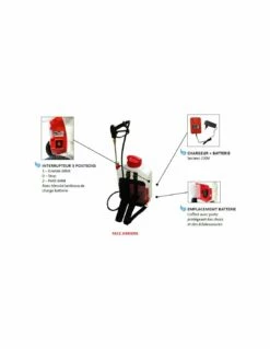 Pulvérisateur à Dos électrique Professionnel Autonome DORSAL SPRAYER 27 Pulvérisateur à Dos électrique Professionnel Autonome DORSAL SPRAYER -Jo-Tools Soldes Boutique pulverisateur dos electrique professionnel autonome pro sprayer 5