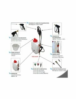 Pulvérisateur à Dos électrique Professionnel Autonome DORSAL SPRAYER 28 Pulvérisateur à Dos électrique Professionnel Autonome DORSAL SPRAYER -Jo-Tools Soldes Boutique pulverisateur dos electrique professionnel autonome pro sprayer 6